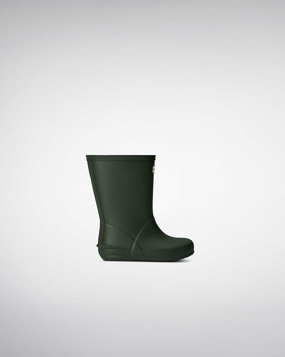 Botas De Agua Niños - Hunter First Norris Verde - SDZBHR-431 - Verde